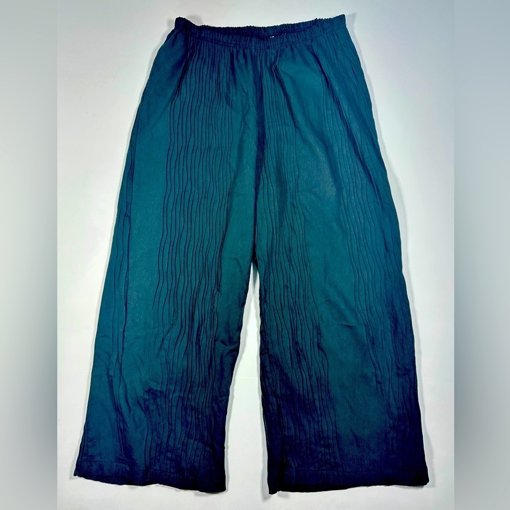 Woman’s Blanque Textured Wide Leg Pants Size 1​​​​
